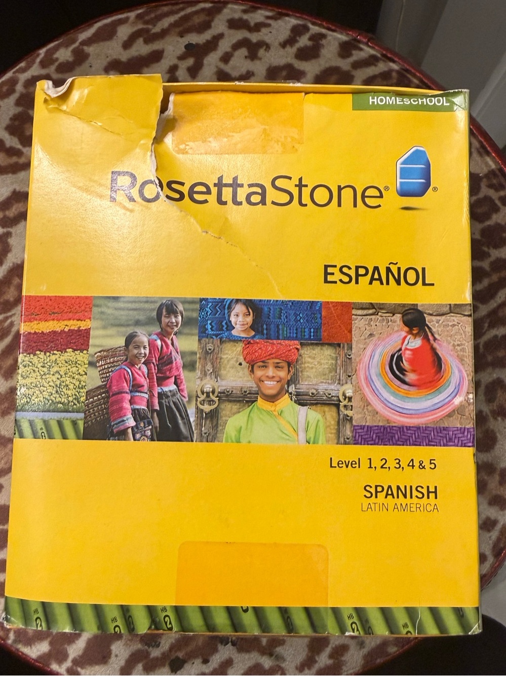 Rosetta Stone Spanish Latin America Levels 1–5 Homeschool Edition Complete Set